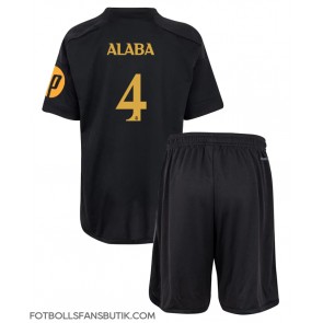 Real Madrid David Alaba #4 Replika Tredje Tröja Barn 2023-24 Kortärmad (+ Korta byxor)